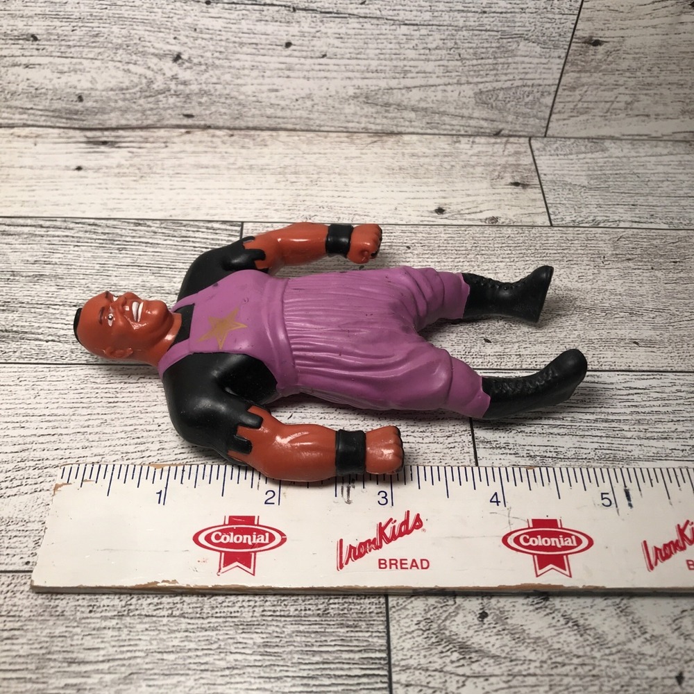 Bend-ems Toy Wrestling Action Figure 1995 Titan WWF Mabel Viscera Bid Daddy - Picture 3 of 9